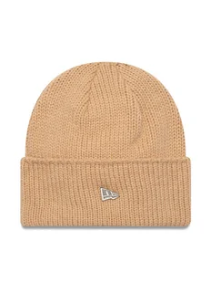 New Era Czapka Ne Wide Cuff Beanie 60565427 Beżowy - Czapki damskie - miniaturka - grafika 1