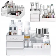 Kosmetyczki, organizery i kuferki - Duża szkatułka organizer na kosmetyki szuflady XXL - miniaturka - grafika 1