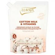 Mydła - Luksja Mydło w płynie CREAMY COTTON MILK & PROVITAMIN B5 900ml - miniaturka - grafika 1