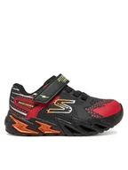 Buty dla chłopców - Skechers Sneakersy Flex-Glow Bolt- 400138N/BKRD Czarny - miniaturka - grafika 1