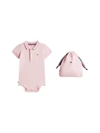 Body dla niemowląt - Tommy Hilfiger Body dziecięce Essential KN0KN02372 Różowy - miniaturka - grafika 1