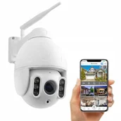 Kamery IP - Bezprzewodowa Kamera Wifi Zewnętrzna 8X Zoom Alarm - miniaturka - grafika 1
