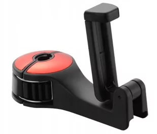 Nice Life Wieszak Uchwyt Na Telefon Do Samochodu Na Zagłówek Czerwony - Uchwyty samochodowe do telefonów - miniaturka - grafika 1