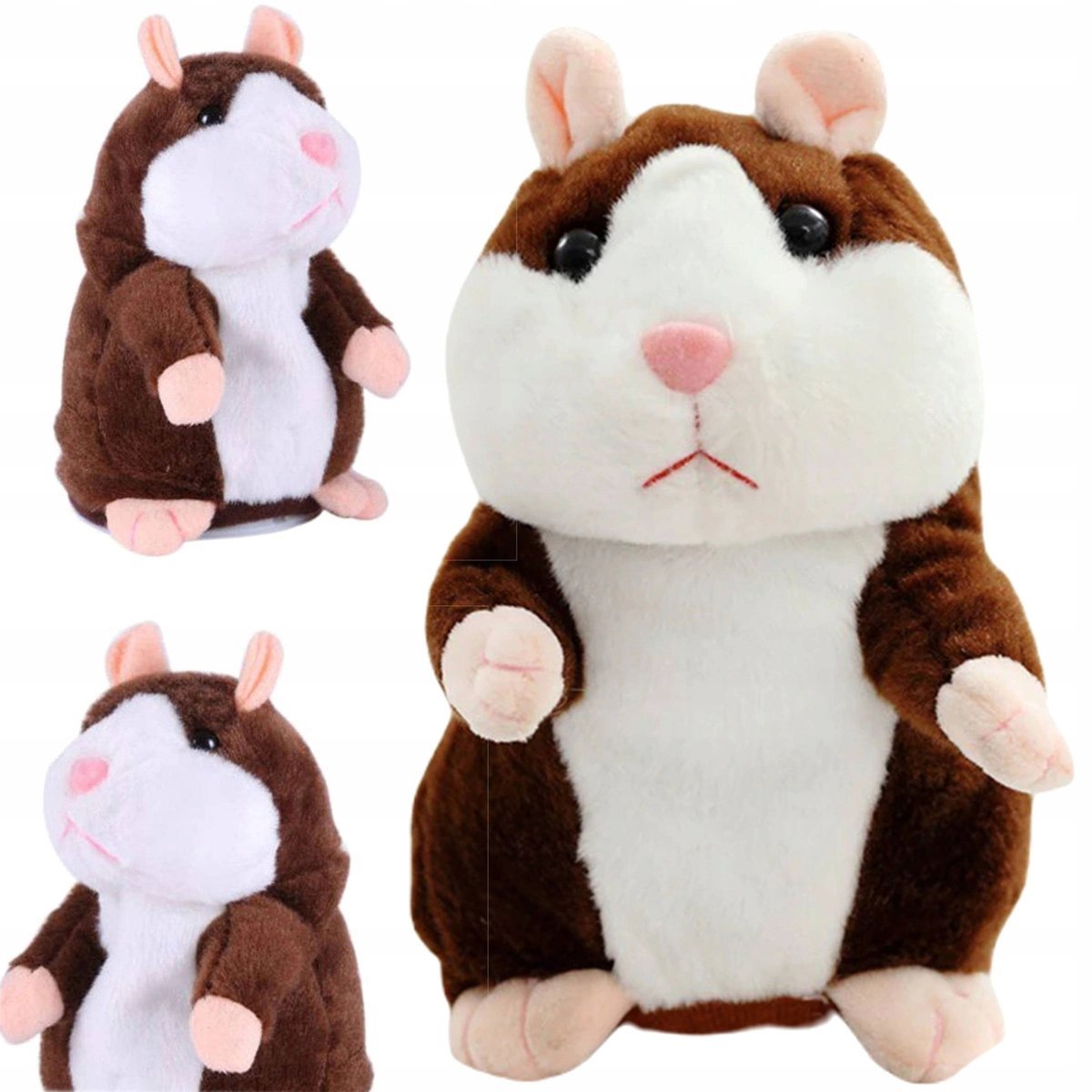 GADAJĄCY INTERAKTYWNY CHOMIK GADUŁA PRZEDRZEŹNIACZ MASKOTKA POWTARZAJĄCA