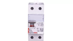 Legrand WYŁĄCZNIK RÓŻNICOWOPRĄDOWY P 302 2P 25A 30MA TYP HPI SERII DX3, 411590 - Bezpieczniki elektryczne - miniaturka - grafika 1