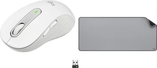 Mysz Logitech M650 L Biało-szary 910-006238 + Studio Series - MID GREY 956-000052 - Myszki - miniaturka - grafika 1
