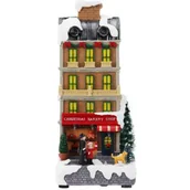 Ozdoby bożonarodzeniowe - Ruchoma świąteczna scenka Sklep z zabawkami - miniaturka - grafika 1