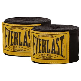 Everlast bandaże bokserskie 1910 czarne 4,5 m - Bandaże bokserskie - miniaturka - grafika 1