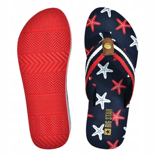 Japonki damskie BIG STAR piankowe miejskie platforma plażowe RR274A127 40 - Klapki i japonki damskie - miniaturka - grafika 1
