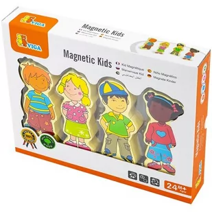 Viga Viga 59699 Figurki magnetyczne dzieci 6934510596996 - Zabawki interaktywne dla dzieci - miniaturka - grafika 1