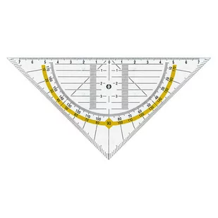 Leniar Ekierka Geometryczna 16cm 70021 - Linijki, ekierki - miniaturka - grafika 1
