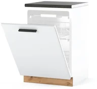 Szafki kuchenne - Szafka Kuchenna Front Do Zabudowy Zmywarki 60cm Blande Wotan Biały Mat - miniaturka - grafika 1