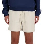 Spodnie sportowe damskie - Spodenki damskie New Balance WS41508LIN - beżowe - miniaturka - grafika 1