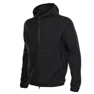 Bluzy męskie - Bluza męska M-Tac z kapturem z mikropolaru czarna L - miniaturka - grafika 1