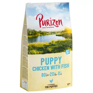 Purizon Puppy, kurczak i ryba, bez zbóż - 2 x 12 kg - Sucha karma dla psów - miniaturka - grafika 1