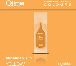 Jednorazowy pigment do makijażu permanentnego Bioevolution Yellow Qline Pro 0,7ml monodose - Pozostałe akcesoria kosmetyczne - miniaturka - grafika 1