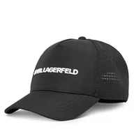 Czapki dla dzieci - Czapka z daszkiem KARL LAGERFELD Z30395 Czarny - miniaturka - grafika 1