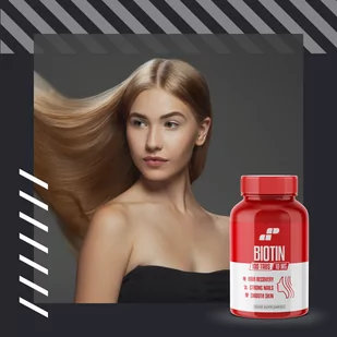 MP SPORT Biotin 10mg - 100tabs - Biotyna - Witaminy i minerały dla sportowców - miniaturka - grafika 2