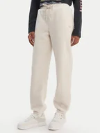 Spodnie sportowe damskie - Roxy Spodnie dresowe Waves Of Warmths ERJNP03674 Écru Regular Fit - miniaturka - grafika 1