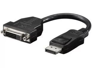 Goobay 69873 DisplayPort DVI-D adapter cable 1.2 nickel plated 69873 - Adaptery i przejściówki - miniaturka - grafika 1