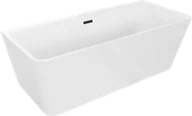 Wanny - Mexen Volta wanna wolnostojąca przyścienna 170 x 75 cm, biała, przelew czarny - 51131707500-70 - miniaturka - grafika 1