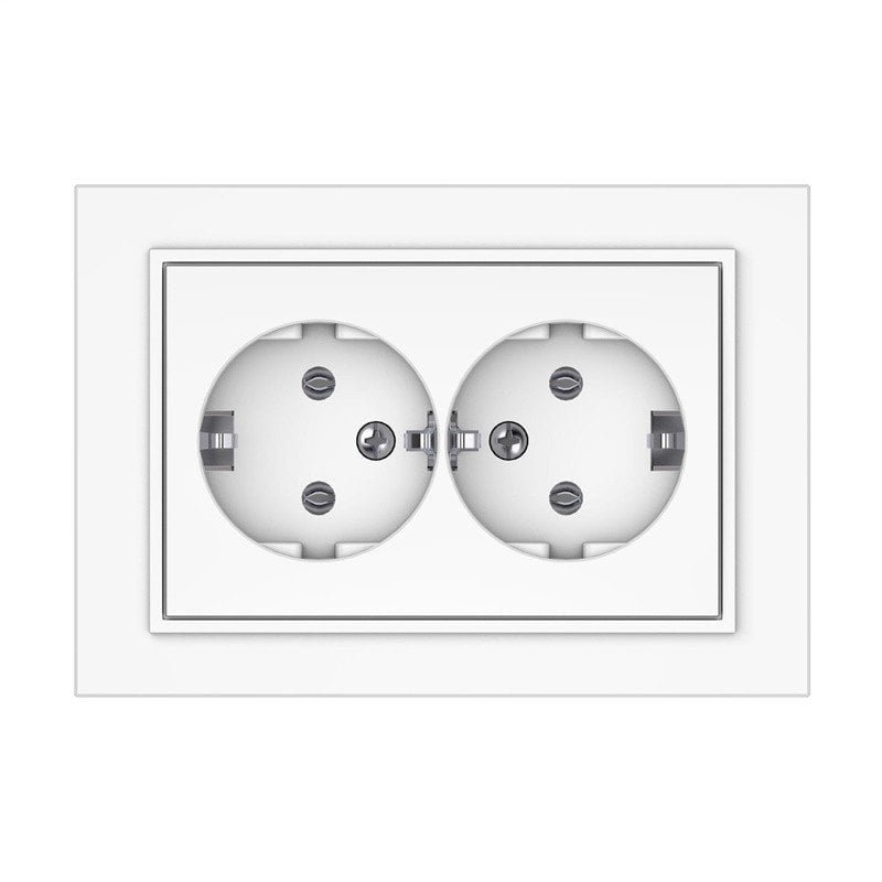 SOCKET TWO PLACESRP16-021 QR1000 WHITE