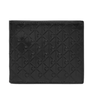 Etui na dokumenty i karty - Etui na karty kredytowe Calvin Klein Embossed Emblem Billfold W/ Coin LV04D1129G Czarny - miniaturka - grafika 1