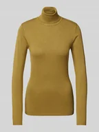 Swetry damskie - Sweter z dzianiny z golfem model ‘IHMAFA’ - miniaturka - grafika 1