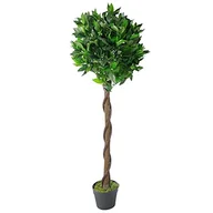 Sztuczne drzewka - Leaf Design UK sztuczna realistyczna kula z laurem morskim - miniaturka - grafika 1
