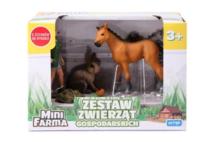 Zestaw Farma - rolnik i koń - Figurki dla dzieci - miniaturka - grafika 1