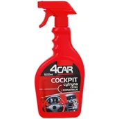 Kosmetyki samochodowe - Preparat do pielęgnacji kokpitu cytryna 500 ml 4CAR - miniaturka - grafika 1