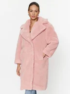 Płaszcze damskie - Guess Płaszcz zimowy W3BL68 WF8R2 Różowy Regular Fit - miniaturka - grafika 1