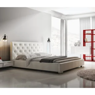 New Design Łóżko LOFT tapicerowane Rozmiar 160x200 Tkanina Grupa II Pojemnik Bez pojemnika - Łóżka - miniaturka - grafika 1