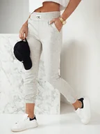 Spodnie damskie - Spodnie damskie dresowe CYFL szare Dstreet UY1807-XL/XXL - miniaturka - grafika 1