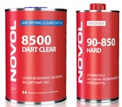 Chemia warsztatowa - Novol 8500 Lakier bezbarwny Dart 1l+utw 0,5l - miniaturka - grafika 1