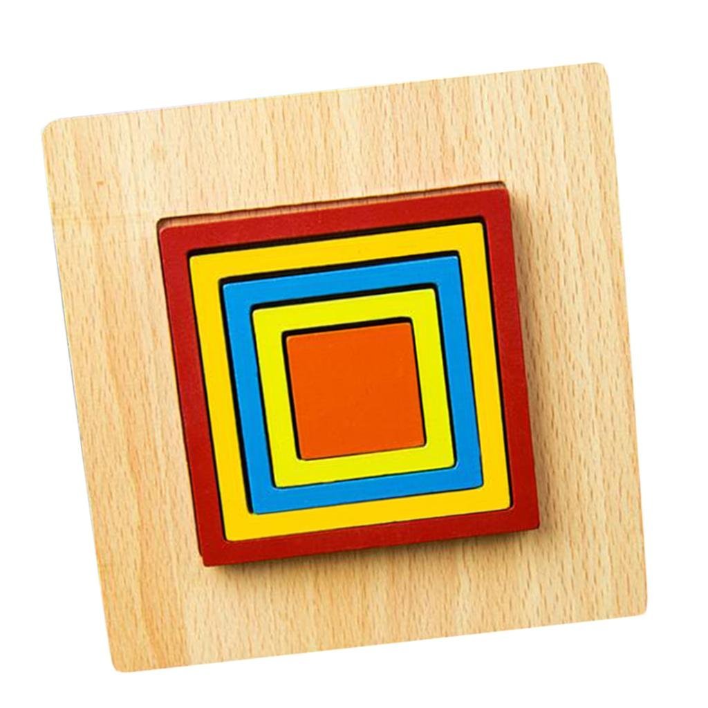 Drewniane Puzzle Kwadratowe ZA149