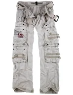 Spodnie męskie - spodnie bojówki ROYAL TRAVELER TROUSER - ROYAL WHITE-S - miniaturka - grafika 1