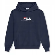Bluzy męskie - Fila bluza z kapturem Valsera Regular Logo Hoodie FAU0227.50004 L - miniaturka - grafika 1