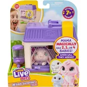 Zabawki interaktywne dla dzieci - Little Live Pets: Mama królik z młodymi - miniaturka - grafika 1