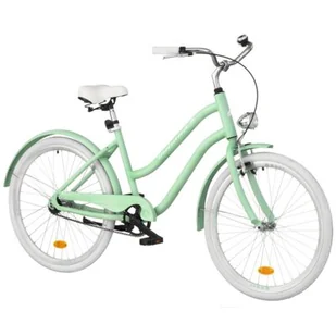 Indiana Rower miejski X-Cruiser A1B 26 cali damski Miętowy - Rowery - miniaturka - grafika 1