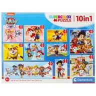 Puzzle - Clementoni Puzzle 10w1 Super Kolor Psi Patrol - - miniaturka - grafika 1