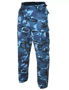 Odzież trekkingowa męska - Spodnie myśliwskie męskie Mil-Tec BDU Ranger Blue Camo - grafika 1