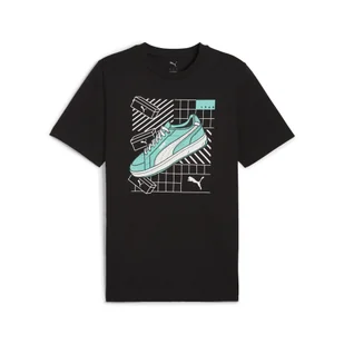 Męska koszulka Graphics Sneaker PUMA Black - Koszulki sportowe męskie - miniaturka - grafika 1