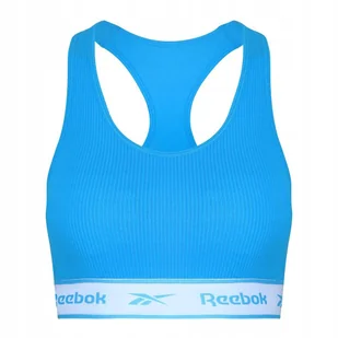 REEBOK Crop Top Damski F9612 ANGIE NIEBIESKI L - Koszulki i topy damskie - miniaturka - grafika 1