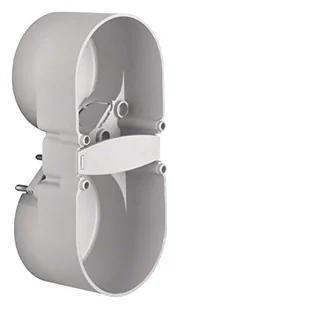 Hager Polo Integro Flow Puszka podtynkowa podwójna szara 109x49x37mm 09191501 09191501 - Gniazdka elektryczne - miniaturka - grafika 1