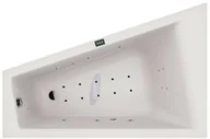 Wanny z hydromasażem - Wanna z hydromasażem asymetryczna narożna SC02-WAL/P 160x100 cm - Lewa - miniaturka - grafika 1