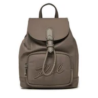 Plecaki - Plecak KARL LAGERFELD 245W3032 Beżowy - miniaturka - grafika 1