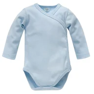 Body dla niemowląt - PINOKIO BODY WIAZANE DLUGI REKAW LOVELY DAY BABYBLUE NIEBIESKI 50 - miniaturka - grafika 1