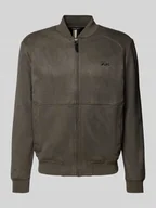 Kurtki męskie - Bomberka z zamkiem błyskawicznym - miniaturka - grafika 1