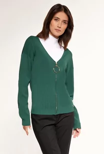 Sweter damski z ozdobnym zapięciem - Monnari - Swetry damskie - miniaturka - grafika 1